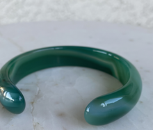 Load image into Gallery viewer, Teal Green Bangle Cuff

