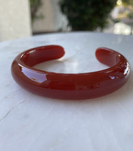 Load image into Gallery viewer, Red Agate Cuff Bracelet
