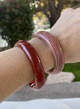 Load image into Gallery viewer, Red Agate Cuff Bracelet
